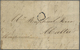 Br Malta - Vorphilatelie: 1838. Envelope (holes) Written From Leghorn Dated '15th March 1838' Addressed To Malta - Malta