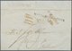 Br Malta - Vorphilatelie: 1847, "MALTA POST OFFICE" One Line Stamp (type M.P.O.-2a) On Folded Letter From PALERMO - Malta