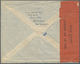 Br Goldküste: 1944. Air Mail Envelope (transportation And Opening Faults) Addressed To England Bearing SGb 129, 1s3d Bro - Gold Coast (...-1957)