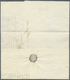 Br Malta: 1848, Folded Printed Matter With Red Two Line Cancel MESSINA/Italy And Handwritten "per MARIA-CHRISTINA - Malte