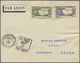 Br Goldküste: 1945. Air Mail Envelope (vertical Fold) Written From Conakry Addressed To Accra, Gold Coast Bearing French - Gold Coast (...-1957)