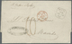 Br Malta: 1862. Stampless Envelope Written From Alexandria Dated '11th Feb 1862' Addressed To Marseille With Oval - Malta