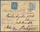 Br Malta: 1881. Envelope To Italy (backside Small Flap Part Missing) Bearing Great Britain SG 142, 2½d Blue, Plat - Malta