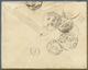 Br Malta: 1881. Envelope To Italy (backside Small Flap Part Missing) Bearing Great Britain SG 142, 2½d Blue, Plat - Malte