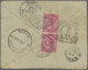 Br Malta: 1899. Registered Envelope (faults,tears) Addressed To Algeria, North Africa Bearing SG 22, 1d Carmine ( - Malte