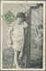Br Malta: 1913. Picture Post Card Addressed To Sliema Bearing SG 47, ½d Green Tied By Paula/AM Date Stamp With Va - Malte
