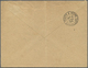 Br Guadeloupe: 1899. Envelope (vertical Fold, Roughly Opend) Addressed To The 'Chef De Service, Pointe-a-Pitre' Bearing  - Covers & Documents