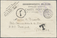 Br Malta: 1915. 'Correspondance Militaire' Post Card (light Crease At Right) Written From Paris Cancelled By Doub - Malta