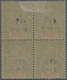 **/* Guadeloupe: 1903. Inverted "G Et D / 40" Overprints On 1fr In A Block Of 4. Two Stamps Mint, Two Stamps Unused. - Covers & Documents