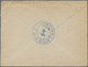 Br Malta: 1917. Stampless Military Mail Envelope Addressed To Paris Cancelled By 'Postes Naveles/Medit' Date Stam - Malta