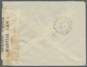 Br Malta: 1919. Envelope Addressed To France Bearing SG 71, 1/2d Green (5) Tied By Misida Date Stamp With 'Opened - Malte