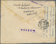 Br Malta: 1942. Envelope (stains) Addressed To Mombasa, Kenya Bearing Malta SG 221, 2g Grey Tied By Valetta Doubl - Malte