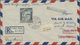Br Malta: 1956, Registered Letter With 10 Shillings From VALETTA Via Berlin To Moskow And Returned Via Berlin To - Malte