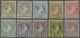 * Monaco: 1885, 1 C To 5 Fr Complete Set Unused, 25 C And 5 Fr Small Flaw, Scarce - Neufs