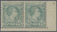 * Monaco: 1885, 25c. Bluish Green, Horiz. Pair From The Lower Right Corner Of The Sheet, Mint O.g. Previously Hi - Neufs