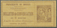 (*) Monaco: 1886, 50 C "BULLETIN De CONVERSATION De 5 MINUTES" Unused Without Gum - Neufs