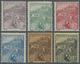 ** Monaco: 1919, 2 C+3 C To 1 Fr+1 Fr (set Without 5 Fr) Mint Never Hinged, Mi 850.- - Unused Stamps