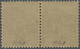 ** Monaco: 1919, 50 C+50 C Brown Horizontal Pair, Mint Never Hinged, Signed Calves - Unused Stamps