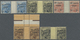 ** Monaco: 1920, Five Gutter Pairs Ex Michel-No. 34/43 (wedding), Mint Never Hinged - Unused Stamps