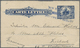 GA Haiti: 1908, Postal Stationery Letter Card 5 C. Used With Blue Three-line "HAMBURG-AMERIKA LINIE MAY 28.1908 ATLAS DI - Haïti