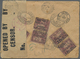Br Haiti: 1918. Soiled, Registered Envelope Addressed To Pointe A Pitre, Guadeloupe Bearing Yvert 134, 1c Carmine And Yv - Haïti
