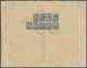 Br Monaco: 1937, Grossformatiger Briefumschlag Frankiert Mit 27 Marken, Rückseitig Ein 9er Block, Frankatur Insge - Neufs