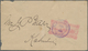 GA Hawaii - Ganzsachen: 1884-93: Two MISPRINTED Postal Staionery Envelopes 2c. Rose, Format B (151:86), Both With Stamps - Hawaï