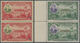 ** Honduras: 1937, President Tiburcio Carias, Complete Set In Vertical Pairs With ABN Specimen Overprint And Punching, U - Honduras