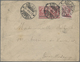 Br Italienisch-Eritrea: 1922. Envelope (soiled And Creased) Addressed To Paris, France Yvert 32, 10c Rose (pair) And Yve - Eritrea