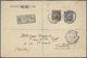 Br Italienisch-Libyen: 1912, King Emanuel III. 5 L. And 1 L. Tied By Cds. "TRIPOLI D'AFRICA RACCOMANDATE 29.5.23" To Reg - Libya