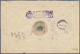 Br Italienisch-Libyen: 1912, King Emanuel III. 5 L. And 1 L. Tied By Cds. "TRIPOLI D'AFRICA RACCOMANDATE 29.5.23" To Reg - Libya