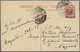 GA Italienisch-Somaliland: 1925. Italian Somaliland Postal Stationery Card 13 Besa On 10c Red Addressed To Napoli Cancel - Somalia