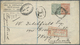 Br Jamaica: 1897, QV 4d, 1/2d Tied "PORT AN(TONI)O 4 MY 97" To Registered Cover Via Boston/USA To England, Backstamps Bo - Jamaica (1962-...)