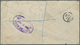 Br Jamaica: 1897, QV 4d, 1/2d Tied "PORT AN(TONI)O 4 MY 97" To Registered Cover Via Boston/USA To England, Backstamps Bo - Jamaica (1962-...)