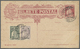 GA Kap Verde: 1928. Postal Stationery 'Bilhete Postal' Double Reply Card 60c Red/brown Upgraded With Yvert 184, 6c Mauve - Cape Verde