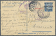 GA Kap Verde: 1944. Portugal Postal Stationery Card 25c Blue Overprinted 'Isento Portaría/10.509' Cancelled 'Comando Mil - Cape Verde