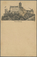 GA Ansichtskarten: Vorläufer: 1884, WARTBURG, Vorläuferkarte 5 Pf. Lila Als Privatganzsache, Ungebrauch - Non Classificati