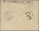 GA Kenia - Britisch Ostafrika: 1898. British East Africa Postal Stationery Envelope 2½a Indigo Cancelled By Lamu Date St - British East Africa