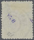 O Niederlande: 1897, 5 Gulden Wilhelmina Gestempelt AMSTERDAM 16 APR 97. Zähnung üblich Etwas Unterschiedlich. - Covers & Documents