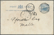 GA Kokos-Inseln: 1911, Western Australia Swan Stationery 1d Blue Canc. "SHIP ROOM/WESTERN AUSTRALIA 17 JUL 11" To Malta  - Cocos (Keeling) Islands