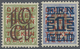 ** Niederlande: 1923, Luxussatz '10 C. + 1 G.' Zentriert Postfrisch - Covers & Documents