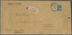 Br Niederlande: 1939, 20 C Blue Wilhelmina, Single Franking On Registered "Muster Ohne Wert" (commercial Sample W - Lettres & Documents