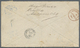 Br Kolumbien: 1889. Envelope (faults) Addressed To London Bearing Yvert 87, 10c Orange Tied By Bar Obliterator In Blue W - Colombie
