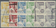 O Kolumbien: 1950, Airmail Issue LANSA (Lineas Aereas Nacionales Sociedad Anonima) Complete Set In Used Blocks/4, Scarce - Colombia