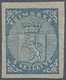 * Norwegen: 1855, Coat Of Arms 4 Sk. Blue, Fresh Colour And Large Margins All Around, Unused With Original Gum, - Neufs