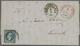 Br Norwegen: 1860 (5./12.3.), Two Folded Entires Each Bearing Single King Oscar I. 4sk. Blue Stamps Used From Chr - Unused Stamps