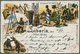 Br Liberia: 1901. Picture Post Card Written From Monrovia Addressed To Germany Bearing Yvert 27, 2c Blue And Yvert 51, 1 - Liberia