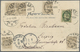 Delcampe - Norwegen: 1899, Four Lithographed Picture Cards, Three Of Them Coloured With Nice Post Horn Frankings. - Neufs