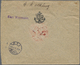 Br Liberia - Dienstmarken: 1914. Registered Envelope Addressed To Germany Bearing Yvert 45, 15c Grey Tied By Hooded Regi - Liberia