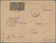 Br Madagaskar: 1893, Letter With Two Copies Of 25 Cent Type Sage Sent From TANANARIVE With French Shipmark "LA REUNION A - Madagascar (1960-...)